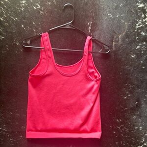 Vibrant Pink Sleeveless Top
